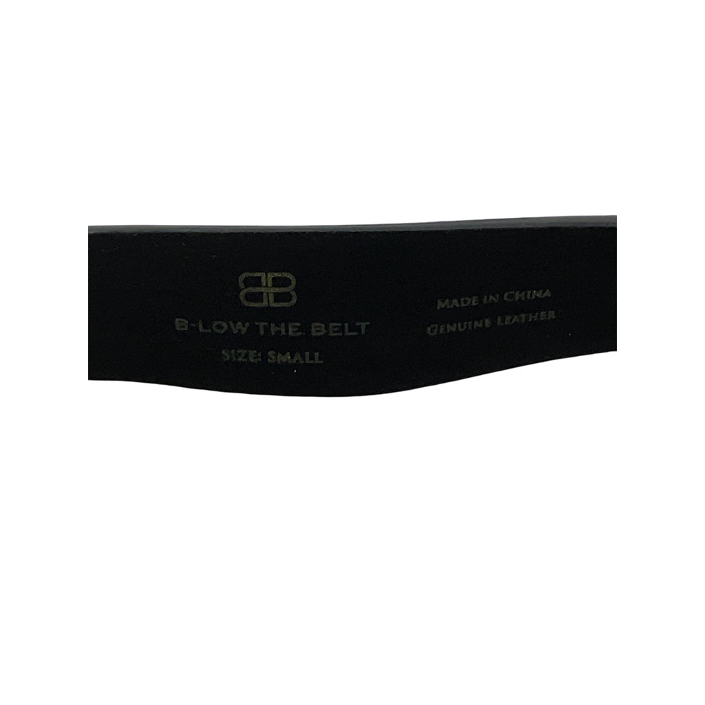 B-Low The Belt Western Black Bri Bri Belt Size S - Picture 4 of 5